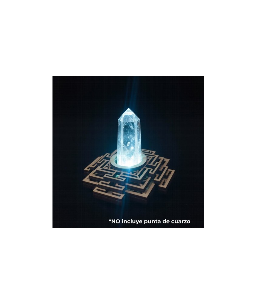 Base de Madera 6 Led Blanca USB con el símbolo de Sri Yantra.

Incluye cable USB

No incluye adaptador de corriente

Ilum