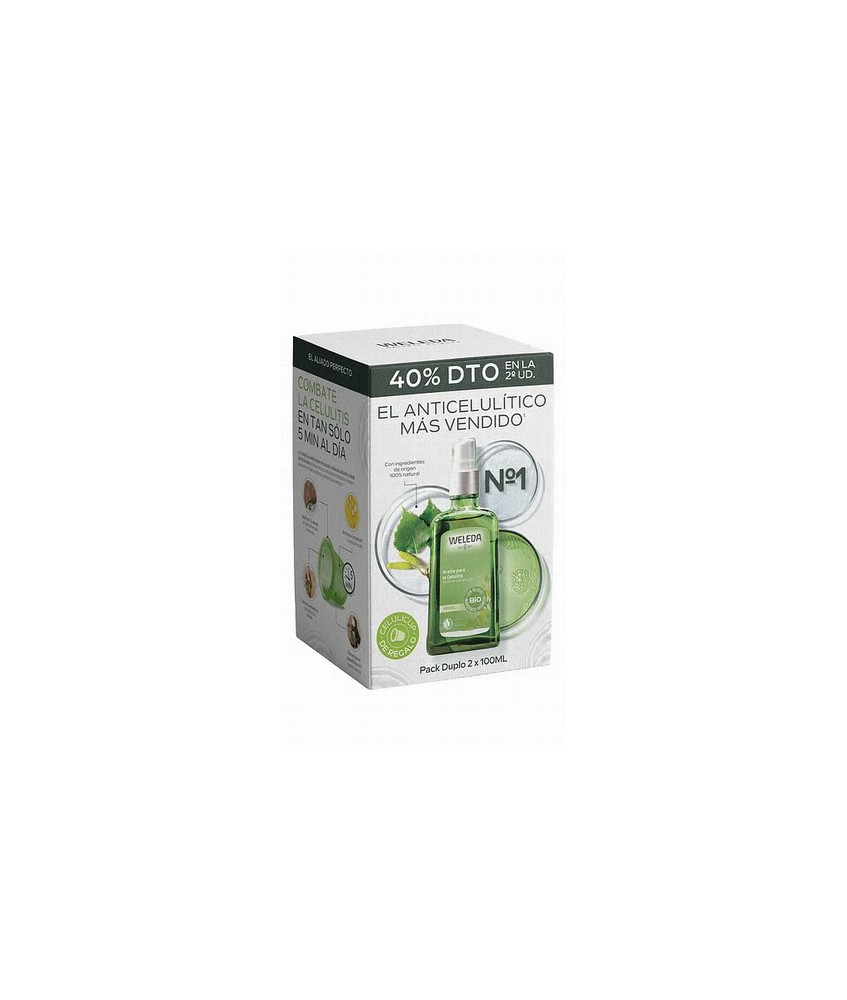 Información del Producto
Tratamiento Anticelulítico 100% natural y BIO con aceite de Abedul de Weleda, reconocido como el prod