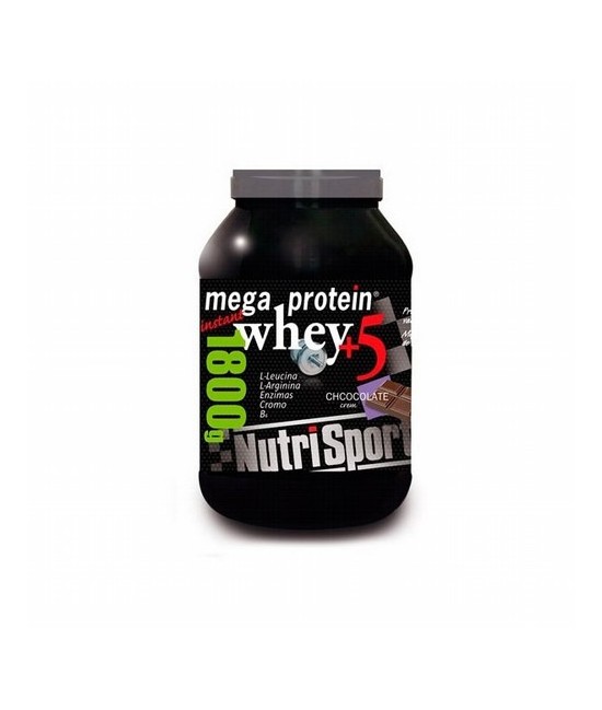 Mega Protein Whey +5 ha sido desarrollado pensando en las necesidades proteicas de todos aquellos deportistas que realizan entr