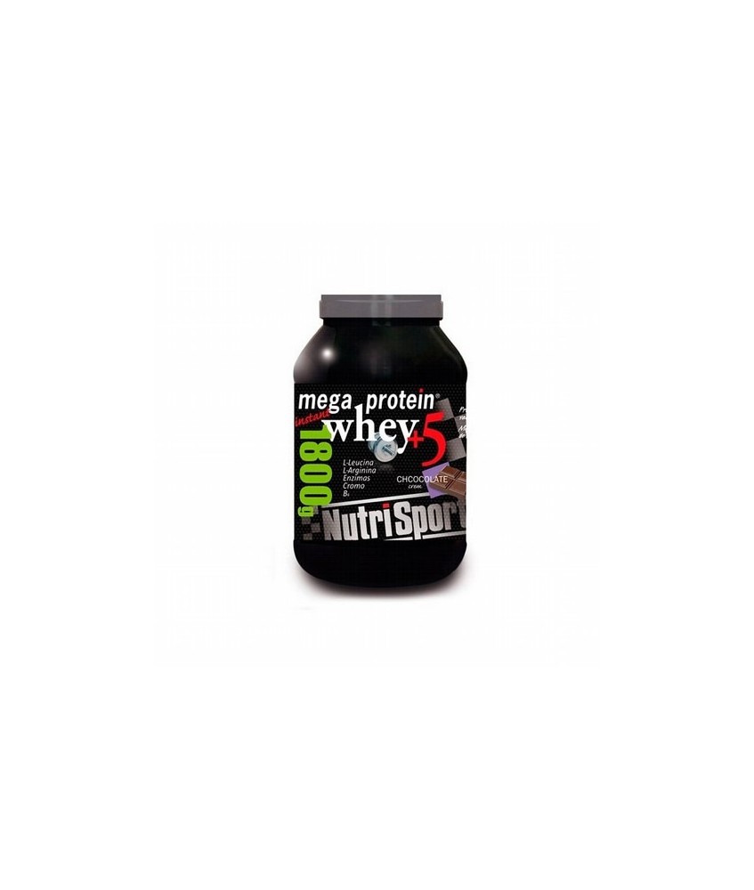 Mega Protein Whey +5 ha sido desarrollado pensando en las necesidades proteicas de todos aquellos deportistas que realizan entr