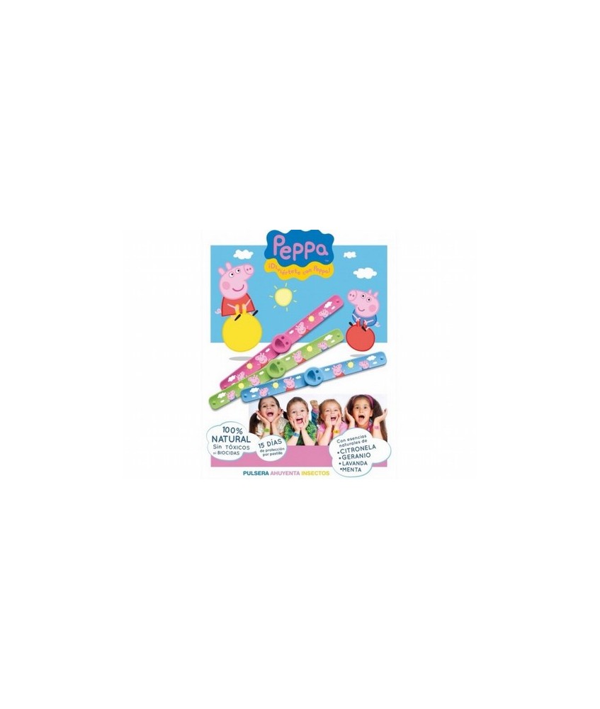 CA.PULSERA MOSQUITOS PEPPA PIG (2 RECAM.)