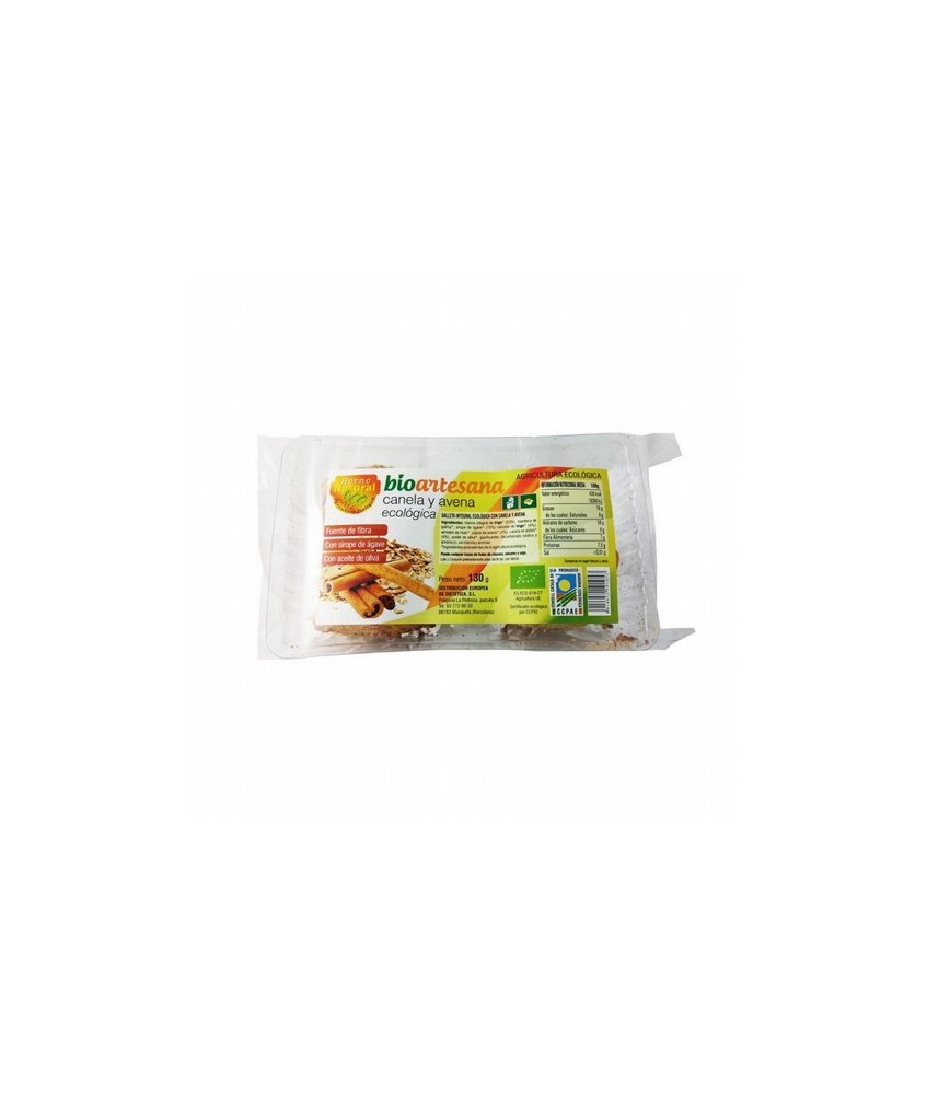 CA.GALLETA AVENA CANELA BIOARTESANA 130 GR