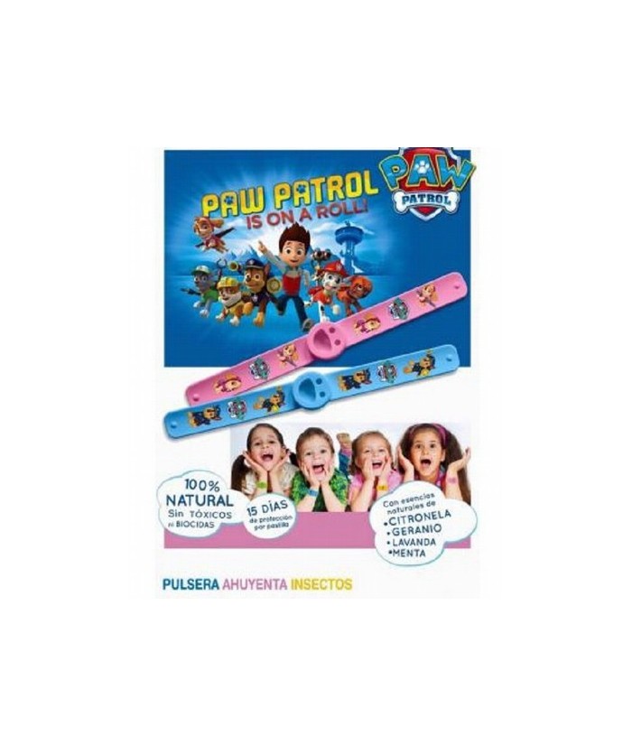 CA.PULSERA ANTIMOSQUITOS PATRULLA ROSA