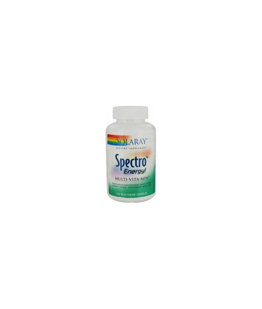 Spectro Energy!, aporta más de 80 ingredientes para un máximo apoyo nutricional. La fórmula, 100% vegetal, aporta todas las vit