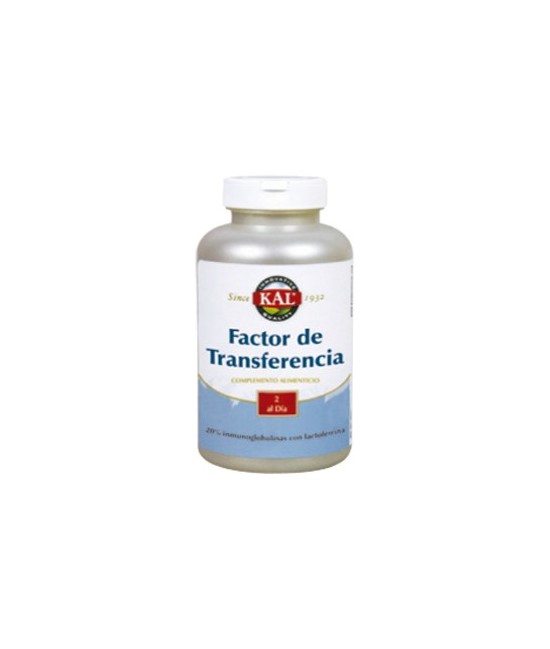 Factor de Transferencia - 60 cápsulas

Descripción
100% calostro de bovino y lactoferrina. El calostro proviene de bovino de