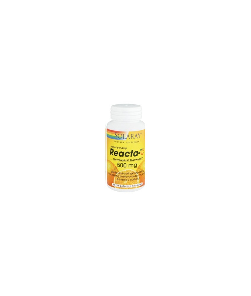 Reacta C - 500 mg. - 60 cápsulas

Descripción
Reacta-C es una formulación altamente avanzada que proporciona ascorbato cálc