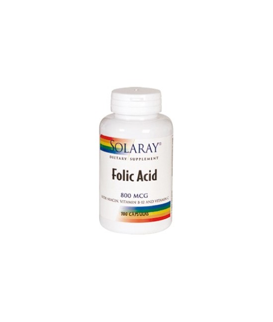 Folic Acid 800 mg. - 100 cápsulas

Descripción
Las mujeres que siguen dietas saludables con cantidades adecuadas de ácido fó
