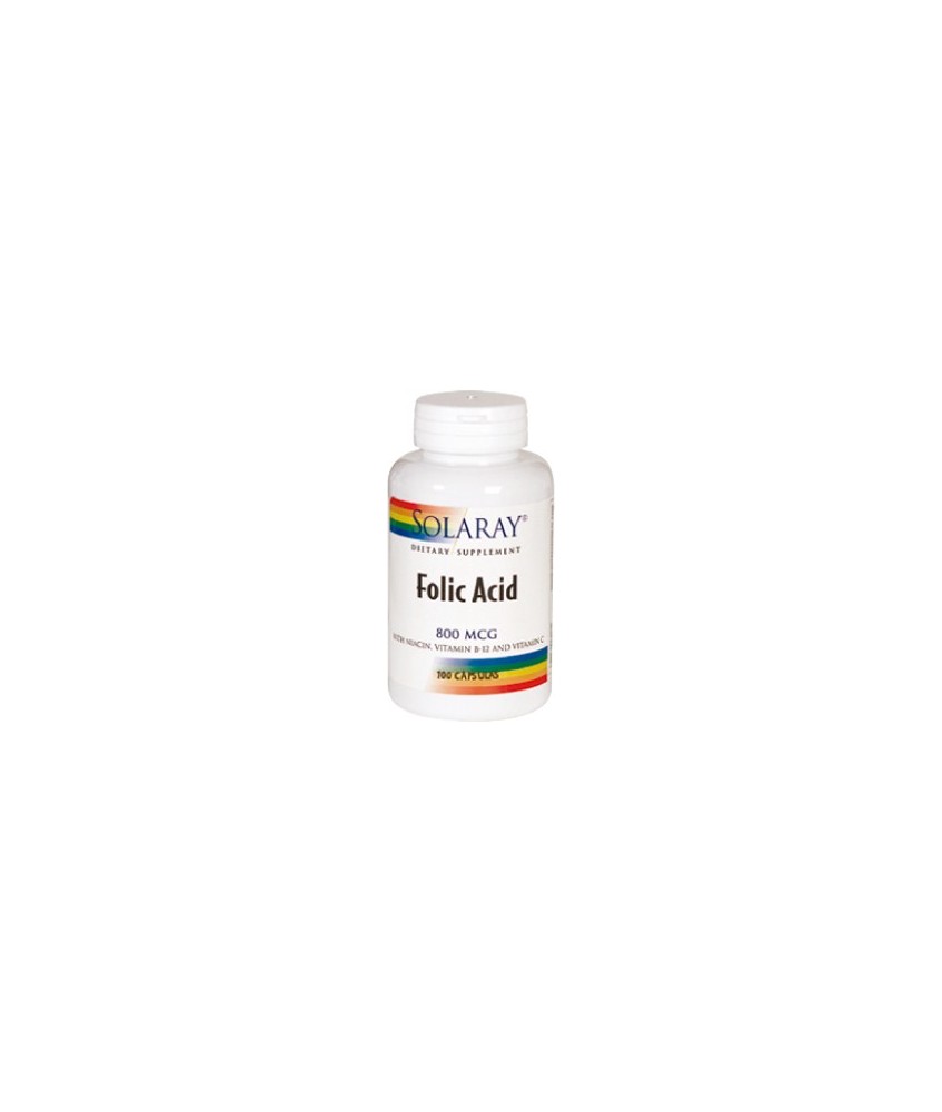 Folic Acid 800 mg. - 100 cápsulas

Descripción
Las mujeres que siguen dietas saludables con cantidades adecuadas de ácido fó