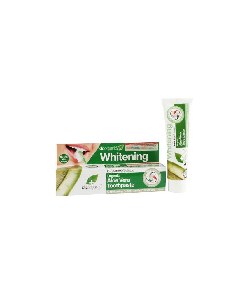 Aloe Vera Toothpaste
Esta pasta de dientes de triple acción, está formulada con
Aloe Vera orgánica, sílice, musgo islandés, c