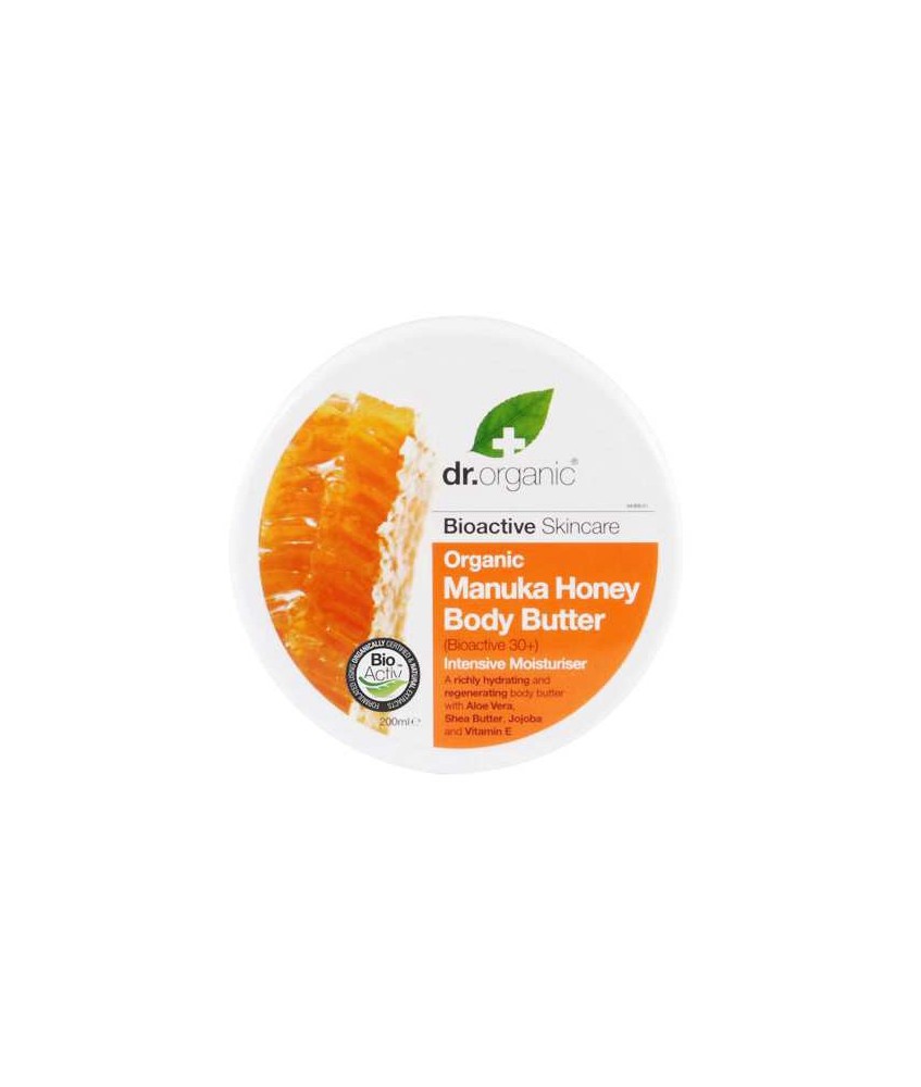 Manuka Honey Body Butter
Una rica crema natural profundamente hidratante, que contiene una
mezcla de Miel de Manuka Orgánica,