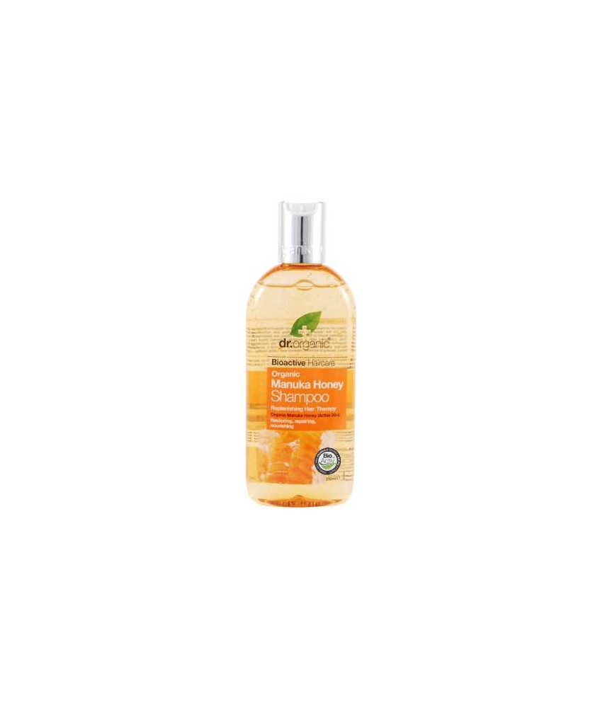 Manuka Honey Shampoo
Un champú restaurador y protector formulado con Miel de
Manuka Orgánica y Aloe Vera. Este hidratante cha