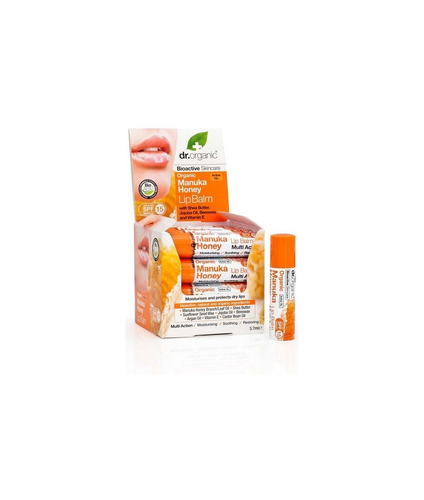 Manuka Lip Balm
Bálsamo labial natural que utiliza las inigualables
propiedades reparadoras de la miel de Manuka Orgánica
pa