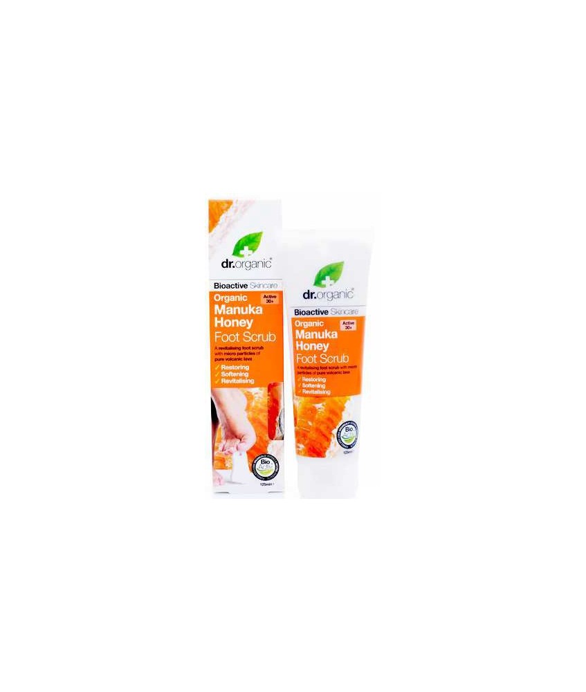 Manuka Honey Foot Scrub
Exfoliante para pies altamente efectivo revitalizante, Limpia,
tonifica, absorbe impurezas de la piel