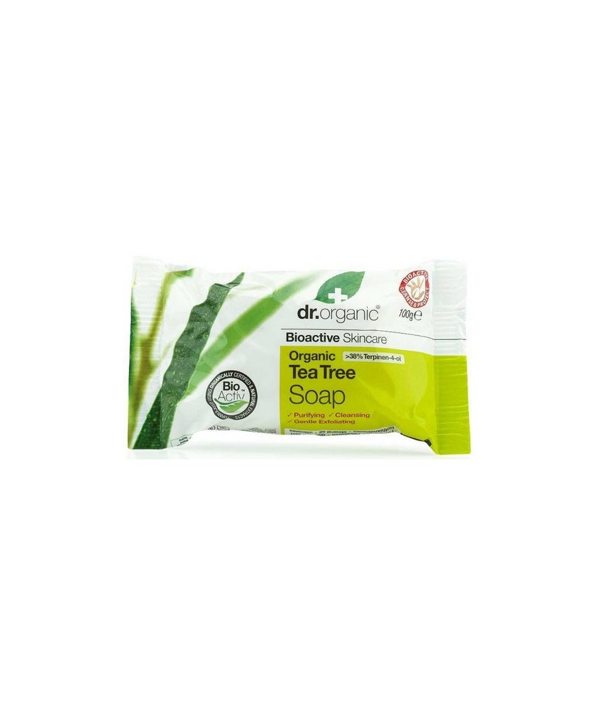 Tea Tree Soap
Un jabón vegetal antibacteriano orgánico enriquecido con las
hojas del té verde para la protección completa del
