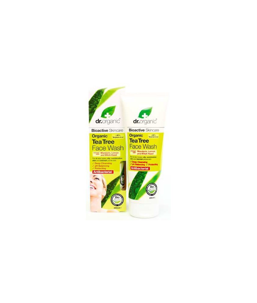 Tea Tree Face Wash
Gel facial de árbol de té es un limpiador facial suave pero
profundamente penetrante, formulado con una me