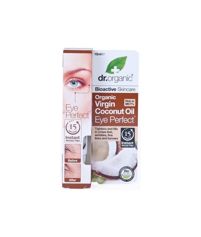 © dr.organic 2017
86
Eye Perfect- contorno de ojos
de aceite de coco virgen
Virgin Coconut Oil Eye Perfect
Relleno antiarr