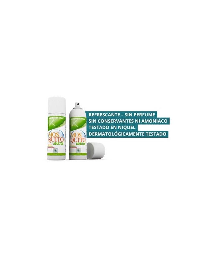 MOS ¡QUITO! Adultos presenta una fórmula delicada, no agresiva.  Contiene Eucalyptus Maculata Citriodora, tit. 75% en paramenth