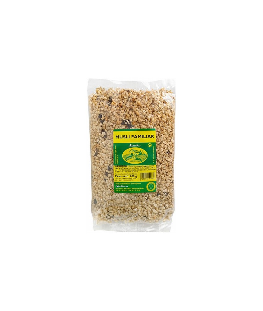 Musli Familiar Sello Verde

El muesli es un alimento del grupo de los cereales, típicamente de desayuno, aunque también se co