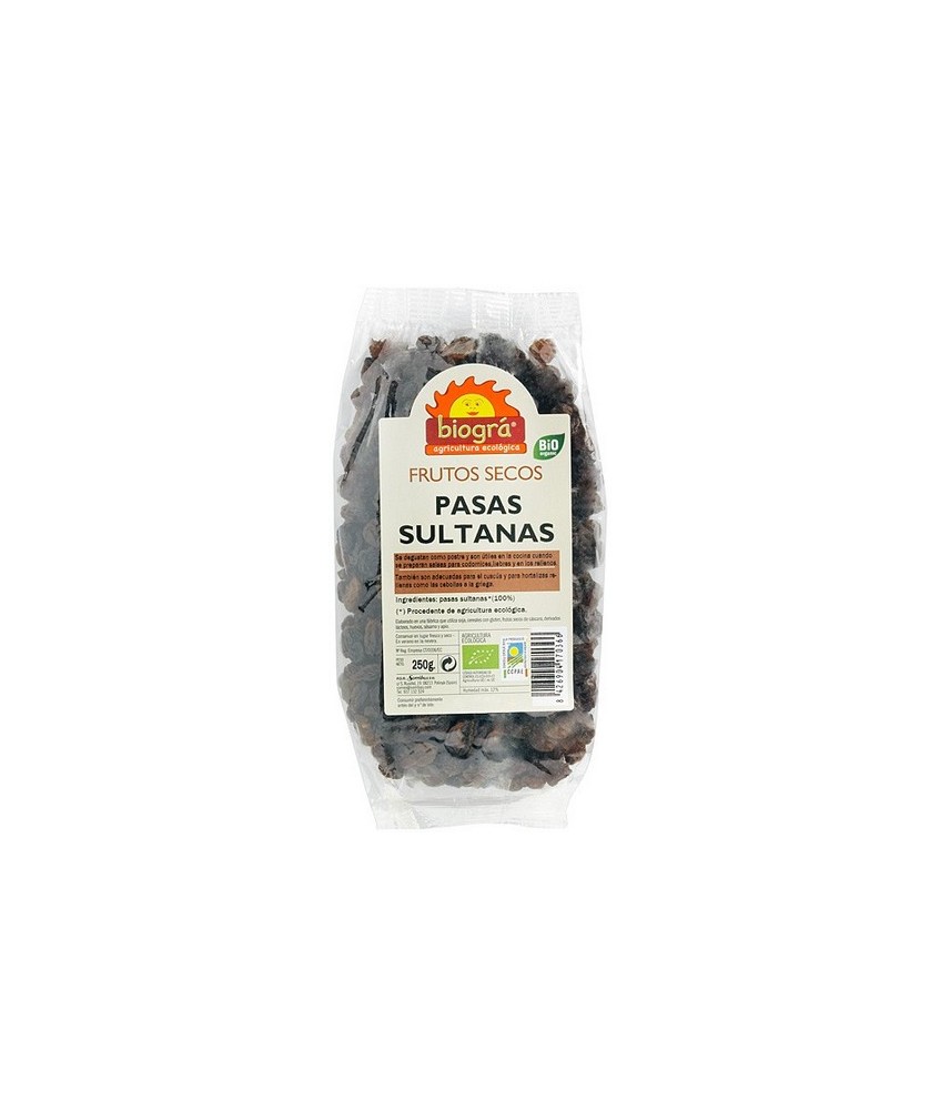 BIO.PASAS SULTANAS  250 Gr.