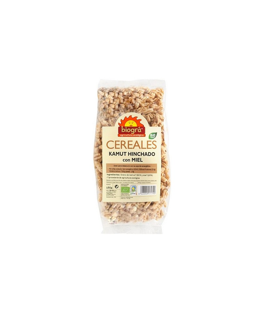 BIO.KAMUT HINCHADO CON MIEL 150 gr.