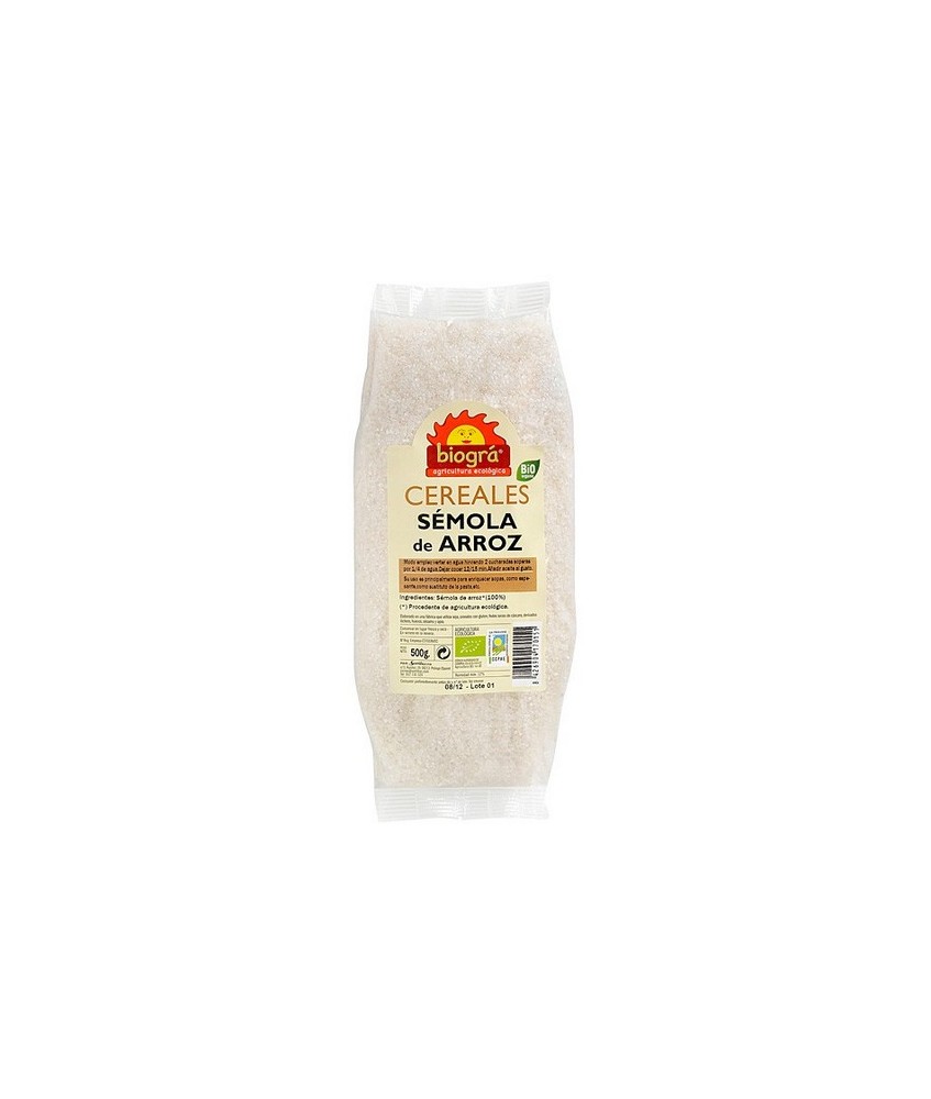 BIO.SEMOLA DE ARROZ 500 Gr.