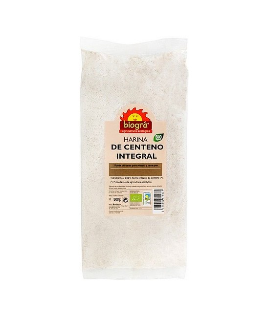 BIO.HARINA CENTENO INT.500 Grs BIO