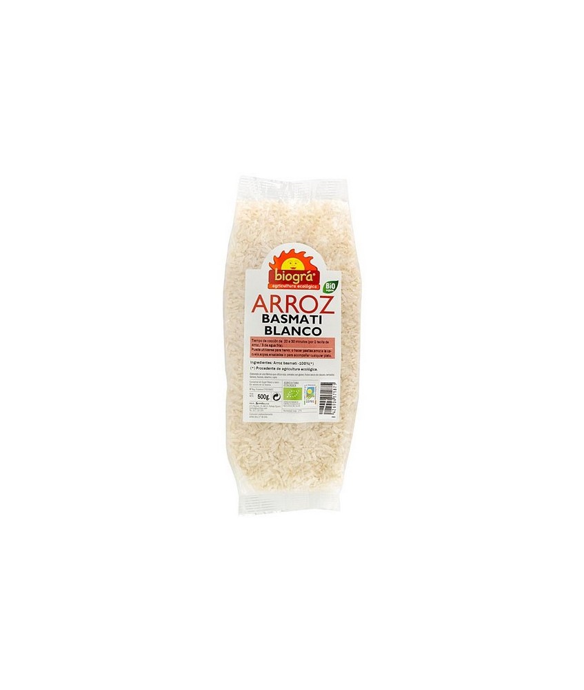 BIO.ARROZ BASMATI BLANCO 500 Gr.