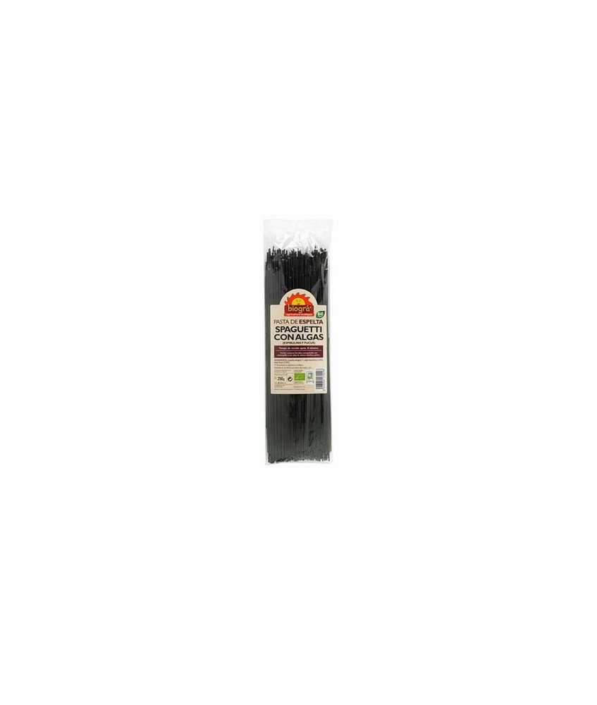 Spaguetti con algas (espirulina y fucus)

Pueden cocinarse hervidos, acompañados con mantequilla o con salsa de tomate, boloñ