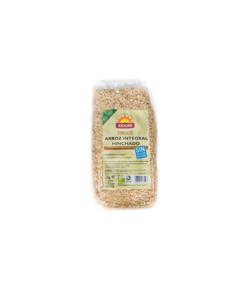 Arroz integral hinchado sin azúcar y sin miel

Ideal para desayunos y meriendas. Mezclar con leche, bebidas vegetales, yogurt