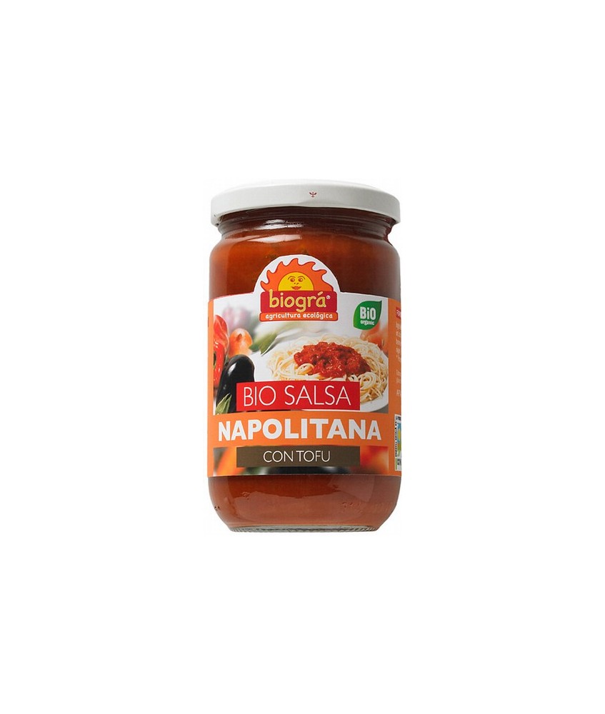 Salsa napolitana con tofu

Deliciosa salsa elaborada con ingredientes y hortalizas cultivadas con métodos ecológicos certific