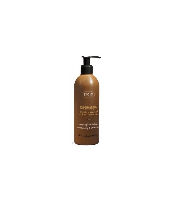 Cupuazú Loción corporal bronceadora 
El Cupuaçu tiene propiedades antioxidantes, fibra, hierro, fósforo y proteínas y es rico 