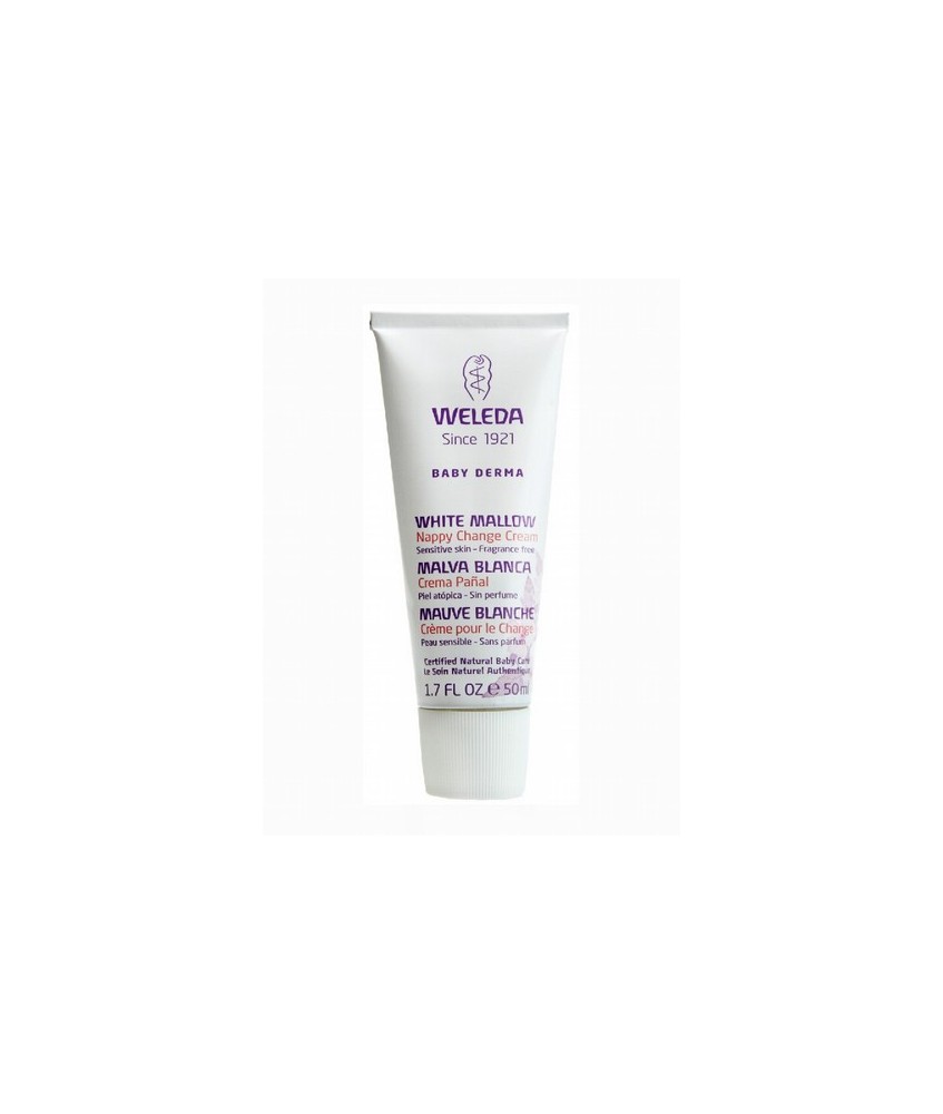 WE.CREMA PAÑAL MALVA BLANCA 50 ml.