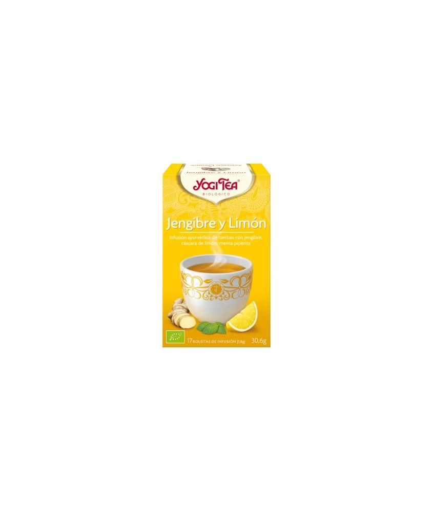 YG.YOGI TE JENGIBRE Y LIMON BIO 17 sobres