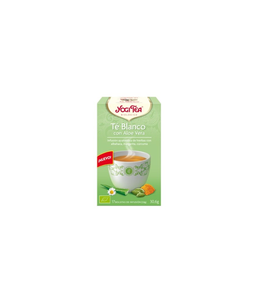 Té Blanco con Aloe Vera

Nuestra piel es el espejo de nuestra alma. Tomando una taza YOGI TEA® Té Blanco con Aloe Vera cuidam