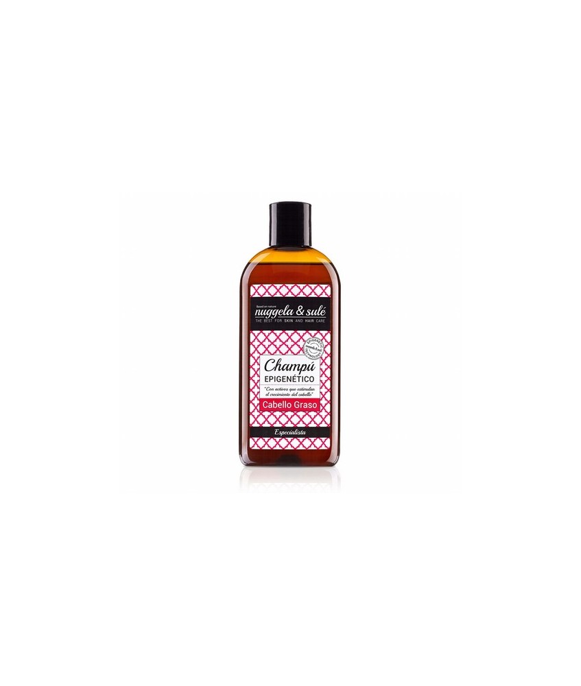 Champú Epigenético Cabello Graso 250 ml/8,45 Fl.Oz
INNOVACIÓN CAPILAR: Los Champús Epigenéticos de Nuggela & Sulé influyen en 