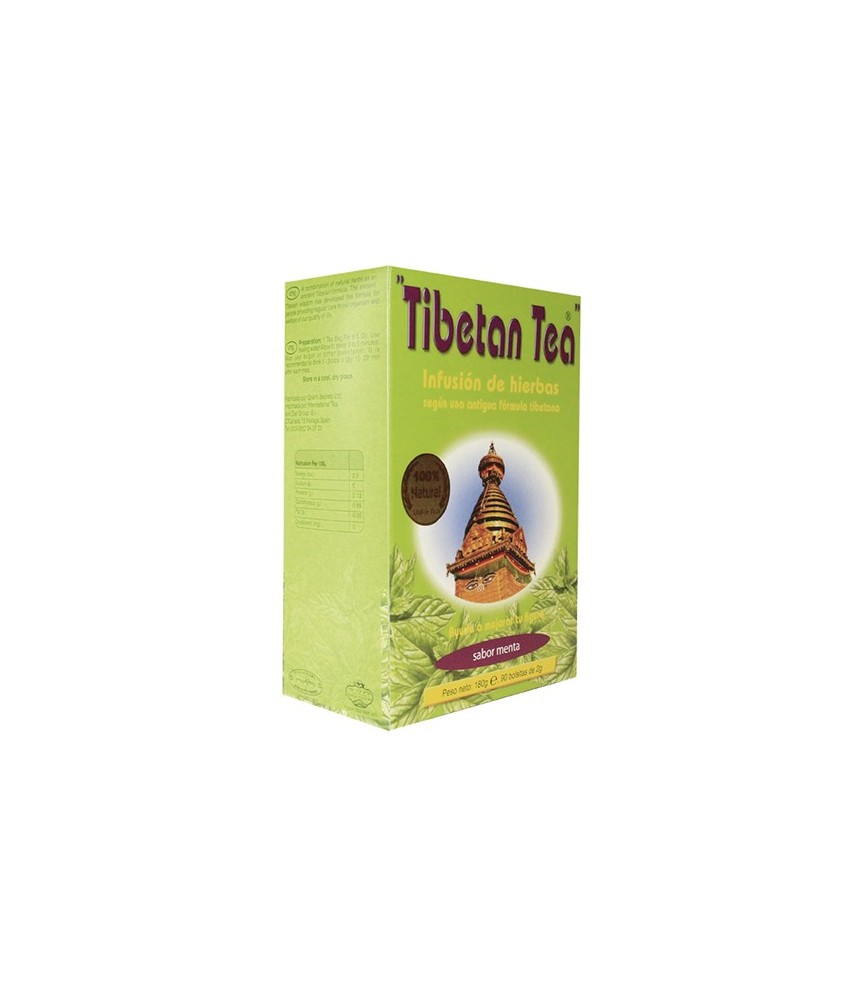 DESCRIPCIÓN DEL PRODUCTO
Tibetan Tea con Sabor a Menta Combinación de hierbas naturales, según una antigua fórmula tibetana. L