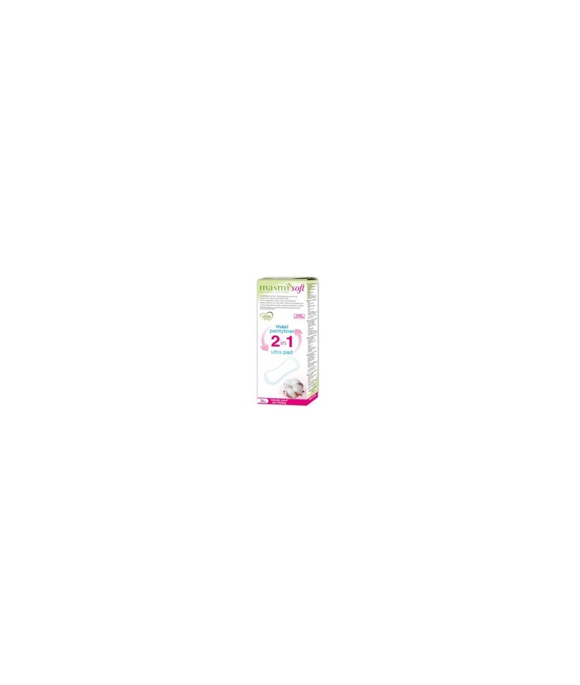 2 EN 1 PROTEGESLIP MAXI PLUS 24 UD MASMI

DESCRIPCIÓN DEL PRODUCTO
2 en 1 Protegeslips Maxi Plus / Compresa Ultrafina Un pro