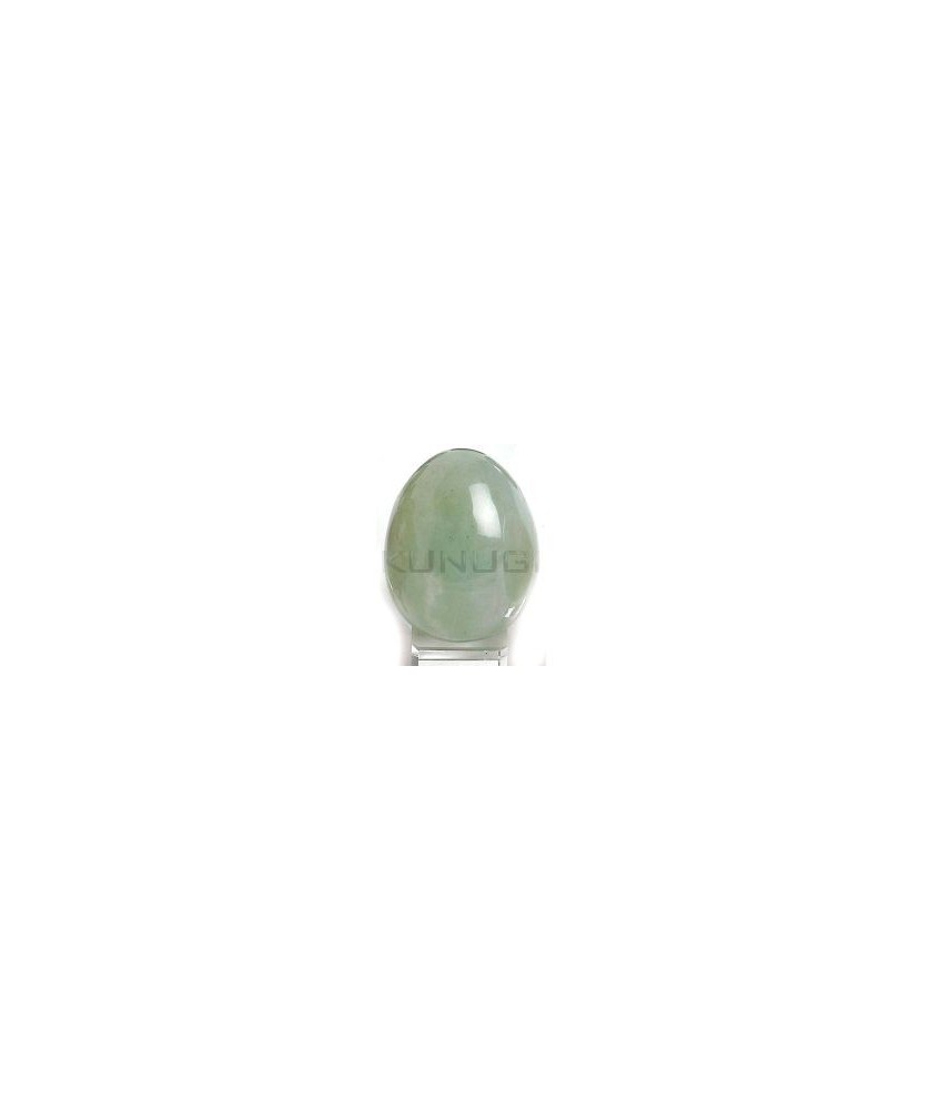 Huevo decorativo de Jade pulida.
Medidas aproximadas de la pieza 60mm. y diámetro 40mm.