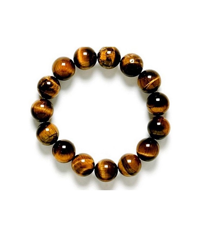 Pulsera de bolas de Ojo de Tigre pulida de 6 mm.
Engarce de goma elástica.