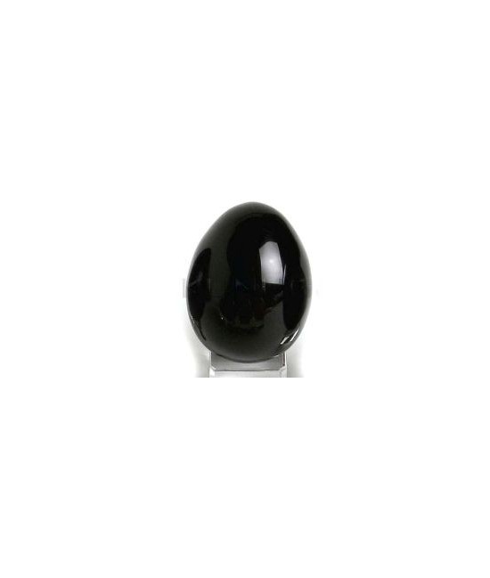 HUEVO OBSIDIANA NEGRA 38X50 mm.