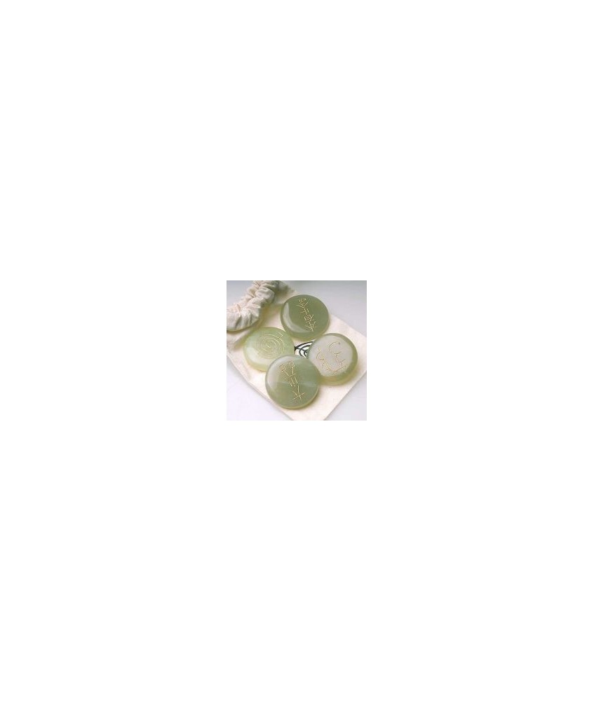 KU.CHAKRA REIKI JADE VERDE SET 4 unds.