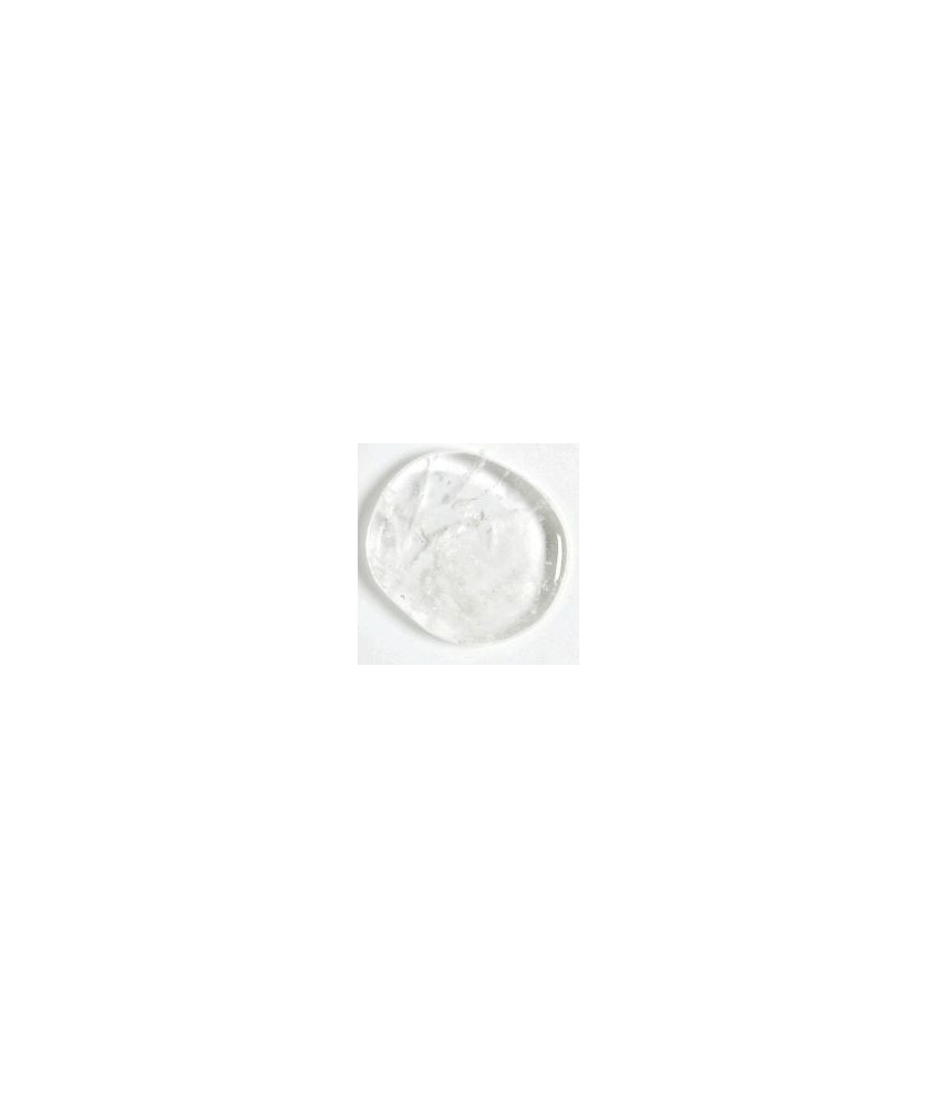 Rodado plano para Chakra de Cuarzo.

Chakra significa "rueda" en Sánscrito. Este término se utiliza para denominar los centro