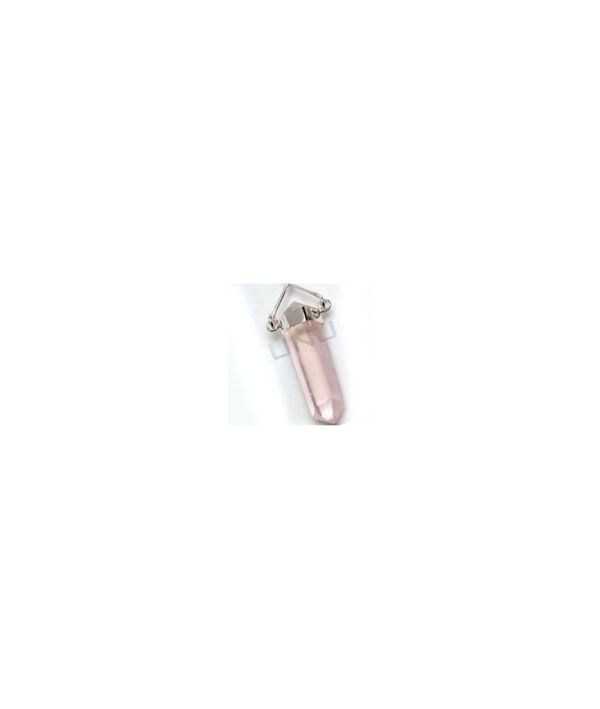 KU.COLGANTE PUNTA BASCULANTE ROSA PLATA