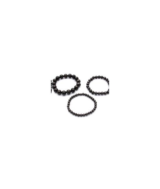 Pulsera de bola de 8mm de Shungita