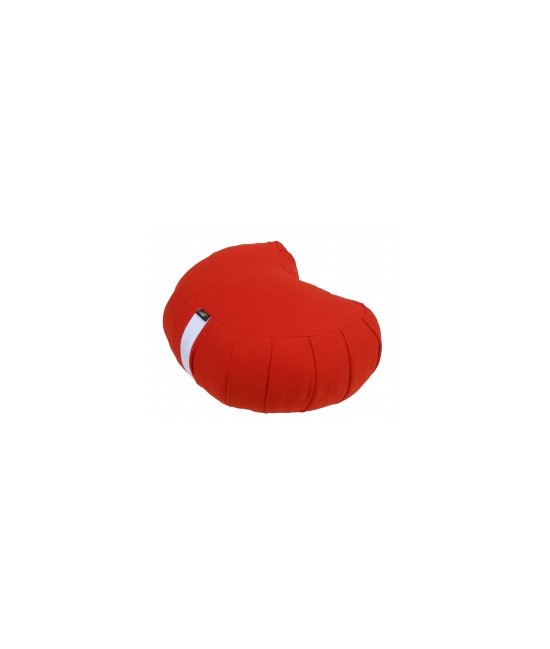Zafu Media Luna de Cáscaras
Ø 33 cm, altura 17 cm, tela de algodón 100%, relleno de cáscara de espelta bio
Made in : Spain
E