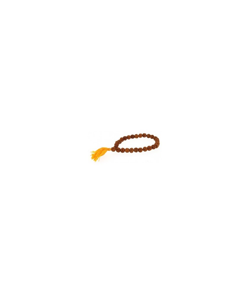 Pulsera-mala de rudraksha
24 cuentas de 8mm. Semillas de Rudraksha.
Made in : Nepal
Mala en sánscrito significa guirnalda de