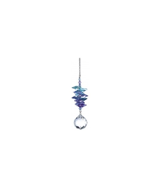 CÓDIGO: CR03
Cristal austriaco, altura de los cristales 7,5cm, Ø de la bola 2cm, cadena de metal
Medidas : 12 cm
Esta cascad