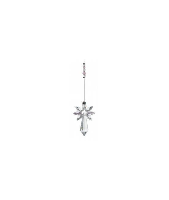 Cristal Swarovski ® Elements y cristal austriaco, ángel de 5,5cm, cable de metal
Medidas : 18 cm
Este encantador ángel de cri
