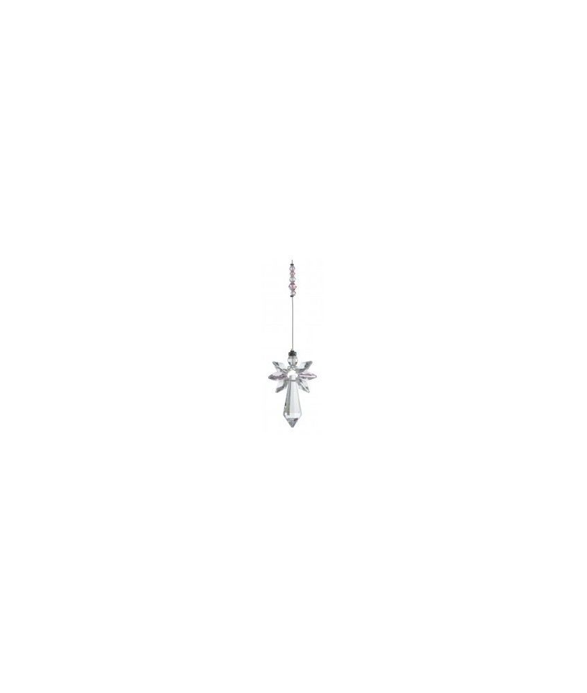 Cristal Swarovski ® Elements y cristal austriaco, ángel de 5,5cm, cable de metal
Medidas : 18 cm
Este encantador ángel de cri