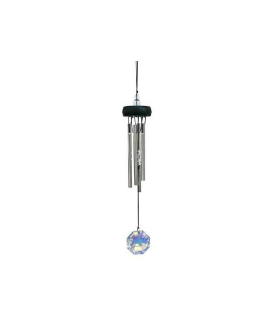 Según el Feng Shui, los cristales son usados para atraer a la casa buenas energías. El cristal facetado de la veleta hace que e